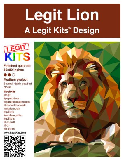 Legit Kits Lion - Nähanleitung