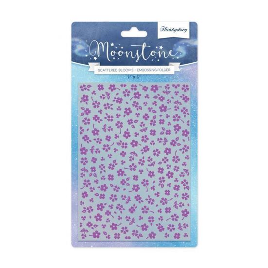 Moonstone Embossing Folder Scattered Blooms