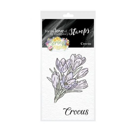 Stempelset Clear Stamps Spring Melody Crocus