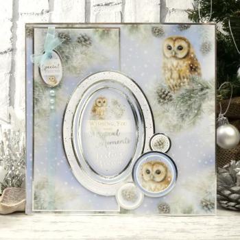 Kartenset Owl I want for Christmas