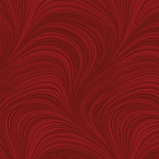 Patchworkstoff Wave Texture 13 Medium Red