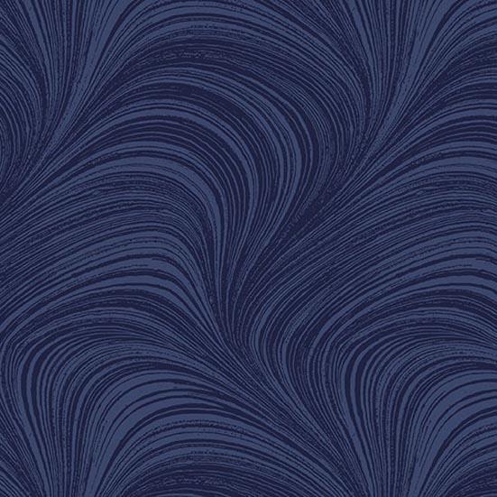 Patchworkstoff Wave Texture 30 Navy