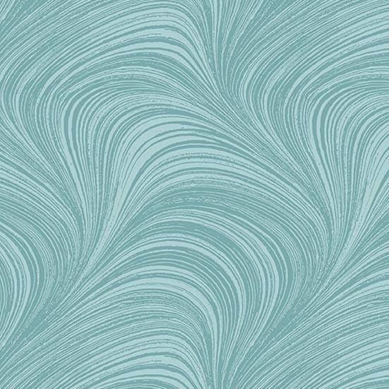 Patchworkstoff Wave Texture 32 Light Teal