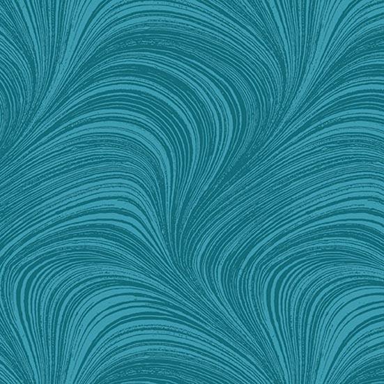 Patchworkstoff Wave Texture 33 Turquoise