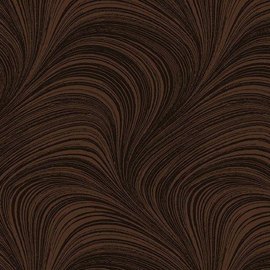 Patchworkstoff Wave Texture 38 Chocolate