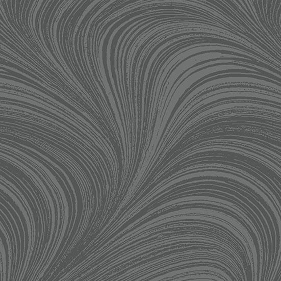 Patchworkstoff Wave Texture 45 Graphite
