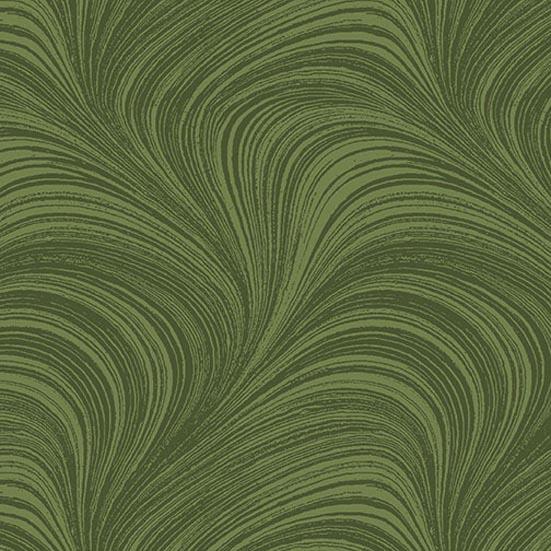 Patchworkstoff Wave Texture 52 Medium Green