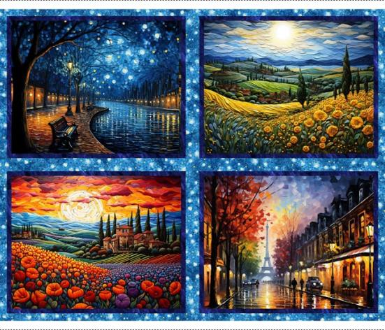 Patchworkstoff C'est Magnifique 01 Panel