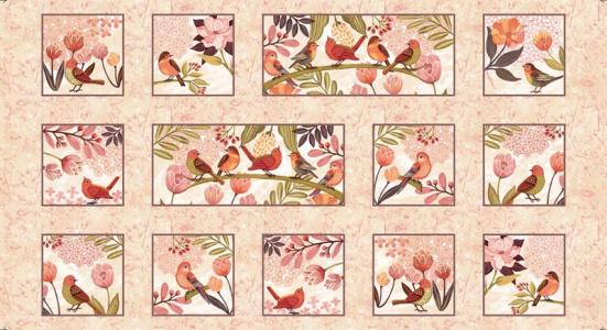 Patchworkstoff Canyon Birds 01 Panel