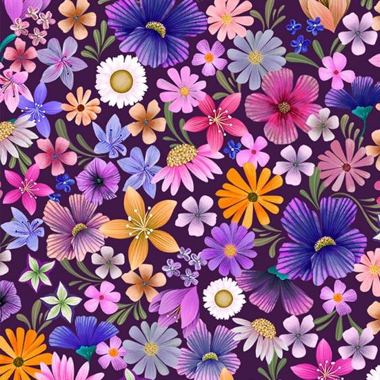 Patchworkstoff Rest 30cm Morning Glory 06