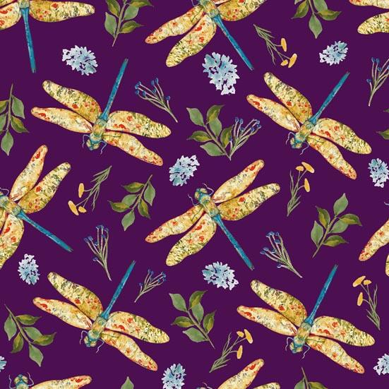 Patchworkstoff Dragonfly Dance 03