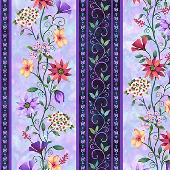 Patchworkstoff Fairytale Forest 13 Bordüre