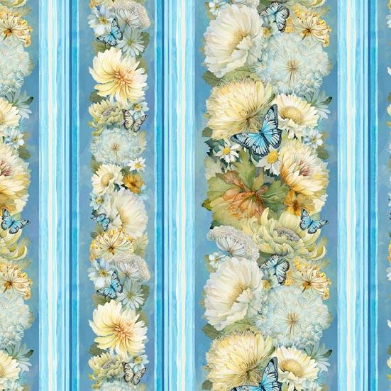 Patchworkstoff Forest Whisper 15 Bordüre