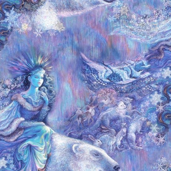 Patchworkstoff Rest 25cm Polar Journey 05