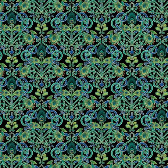 Patchworkstoff Peacock Symphony 22