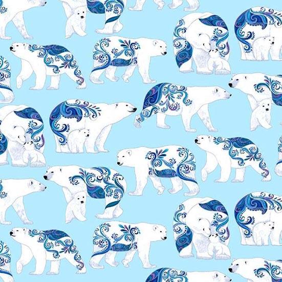 Patchworkstoff Polar Attitude 09