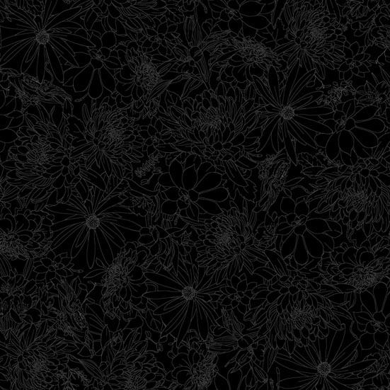 Patchworkstoff Solitaire 2025 11 Black