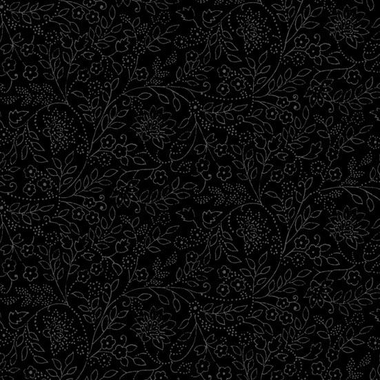 Patchworkstoff Solitaire 2025 17 Black