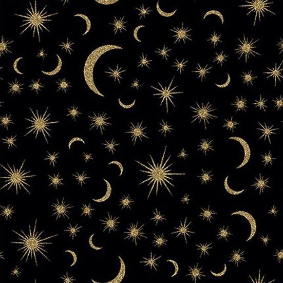 Patchworkstoff The Sun, the Moon and the Stars 04