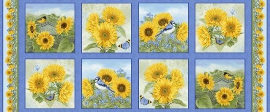 Patchworkstoff Sunflower Garden 01