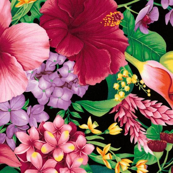 Patchworkstoff Rest 60cm Tropical Island 01