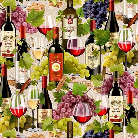 Patchworkstoff Viva Vino 03