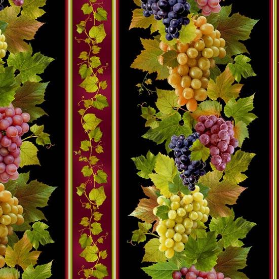 Patchworkstoff Viva Vino 06 Bordüre