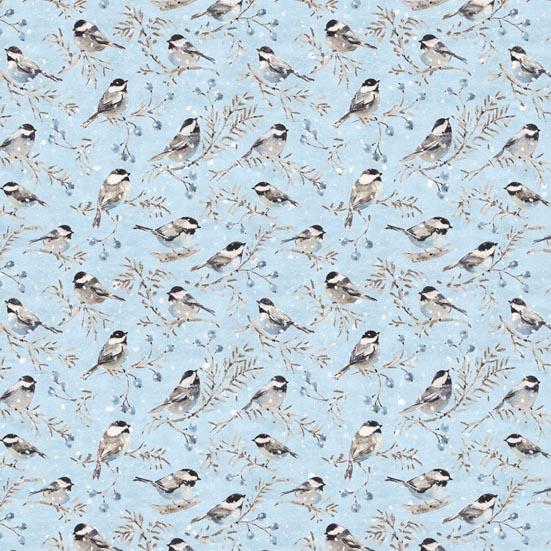 Patchworkstoff Woodland Frost 09