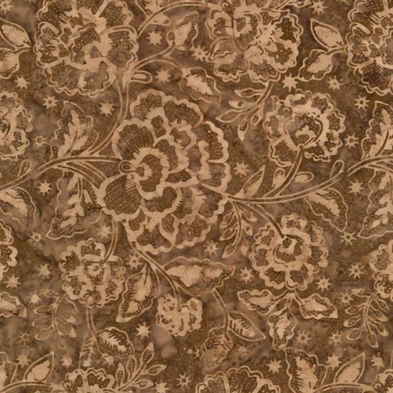 Batikstoff Boathouse Collection 12 Mocha