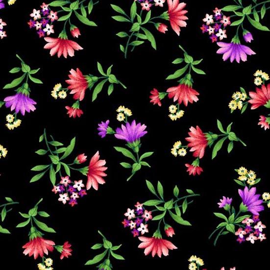 Patchworkstoff Rest 55cm Botanical Blooms 04