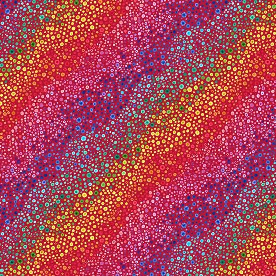 Patchworkstoff Bubble Up 05 RED Wilmington Essentials