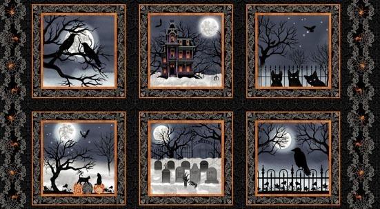 Patchworkstoff Spooky Nights 02 Panel