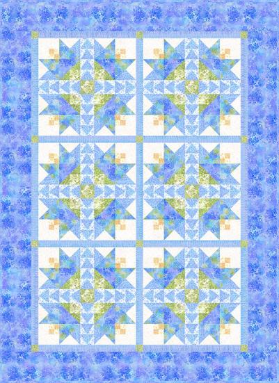 Materialpackung Top & Binding "Periwinkle Dreams"