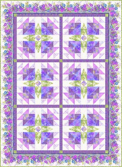 Materialpackung Top & Binding "Purple Petals"