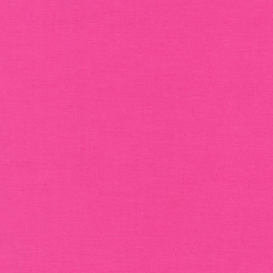 Patchworkstoff Rest 60cm Kona Cotton Bright Pink
