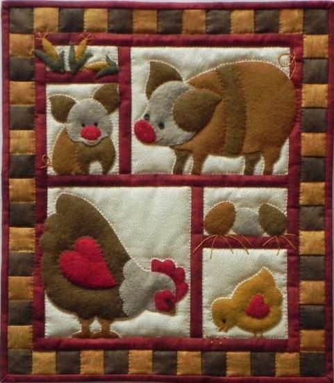 Quilt Kit "Ham & Eggs"