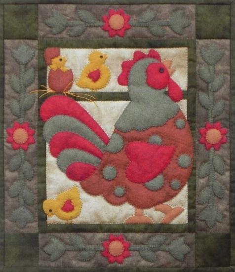 Quilt Kit "Spotty Rooster"