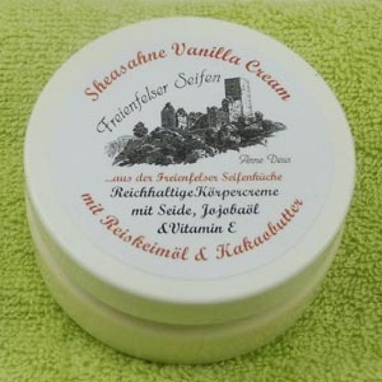 Sheasahne Vanilla Cream mit Reiskeimöl