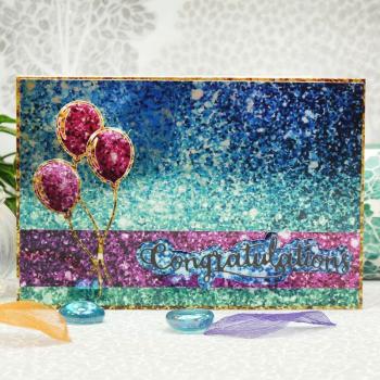 Spiegelkarton Mirri Card Glitter Ombre