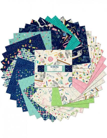 Stoffpäckchen 25x25cm Sew Little Time