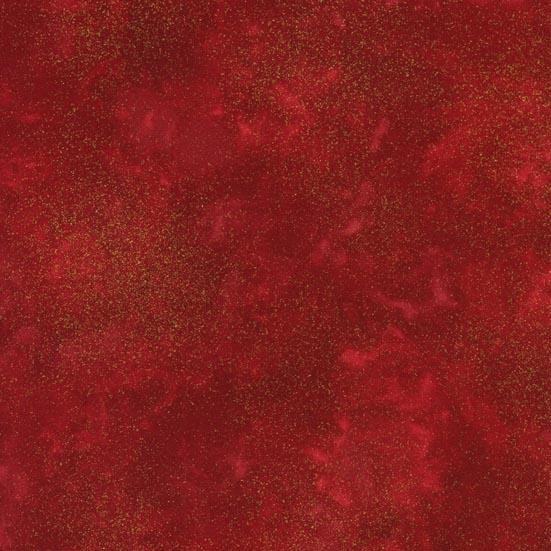 Patchworkstoff Rest 25cm Shimmer Red