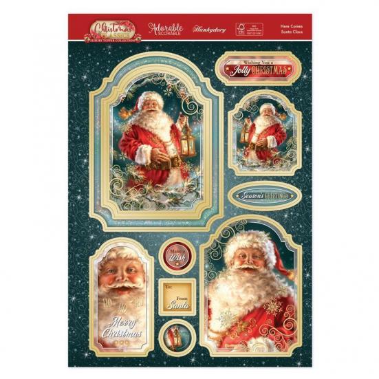 Topper-Set Christmas Classics Here Comes Santa Claus