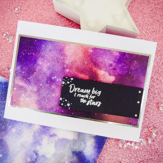 Designpapier Hidden Galaxies & Starry Nights