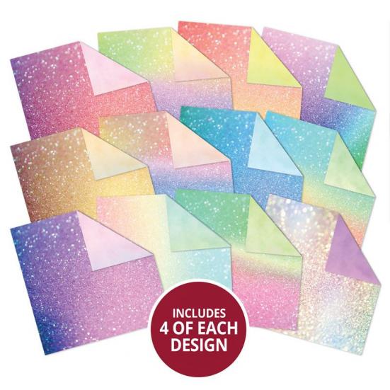 Designpapier Glittertastic & Pastel Ombré
