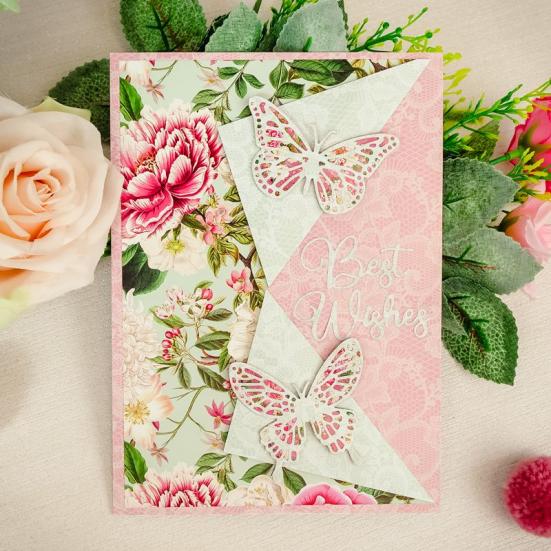 Designpapier Blossoming Blooms & Lovely Lace