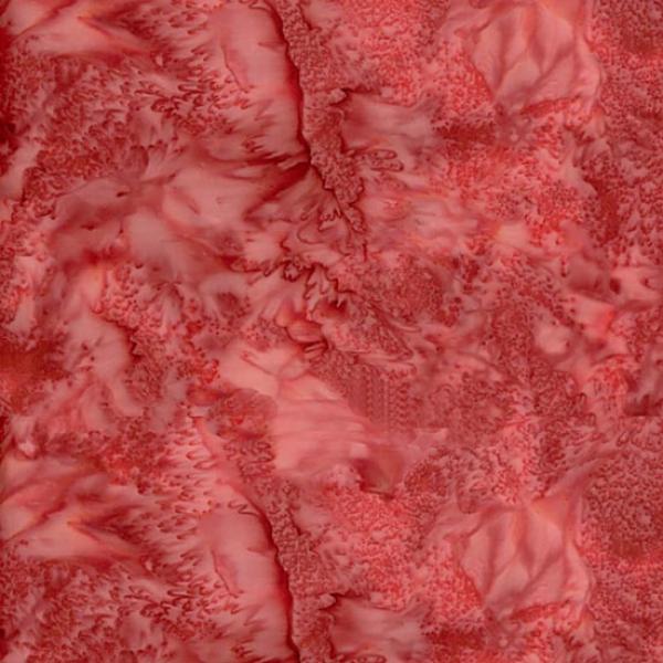 Batikstoff 1895 Watercolors Bali Batik Barn Red