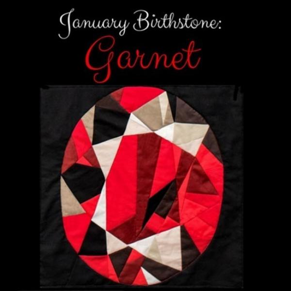 Nähanleitung Garnet Birthstone Januar