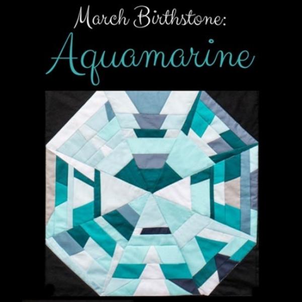 Nähanleitung Aquamarine Birthstone März