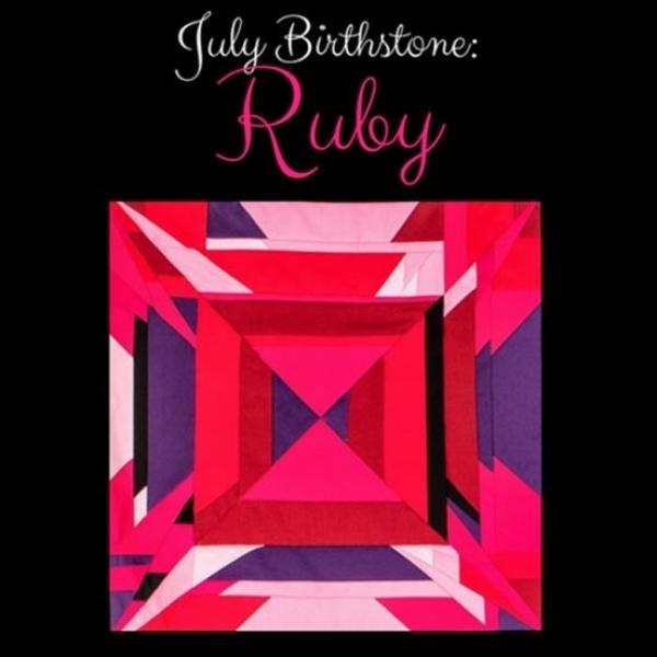 Nähanleitung Ruby Birthstone July