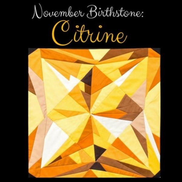 Nähanleitung Citrine Birthstone November